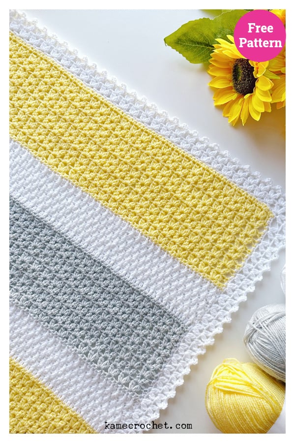 Vince Blanket Free Crochet Pattern