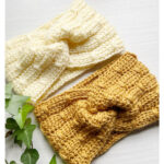 Amber Frost Headband Free Crochet Pattern and Video Tutorial