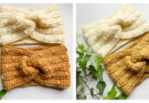 Amber Frost Headband Free Crochet Pattern and Video Tutorial