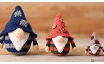 Beginner Gnome Amigurumi Free Crochet Pattern