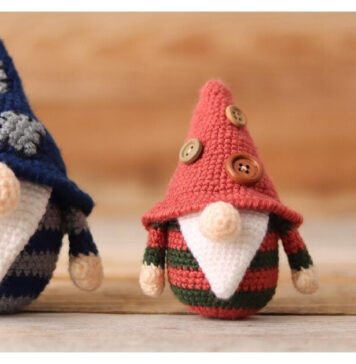 Beginner Gnome Amigurumi Free Crochet Pattern