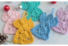 Easy Angel Ornament Free Crochet Pattern and Video Tutorial