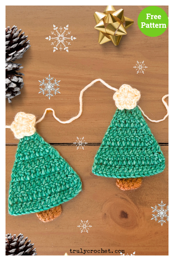 Easy Christmas Tree Free Crochet Pattern