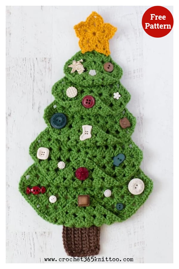 Granny Christmas Tree Free Crochet Pattern