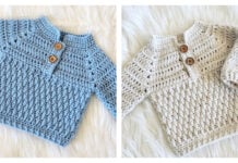 Hudson Baby Sweater Free Crochet Pattern