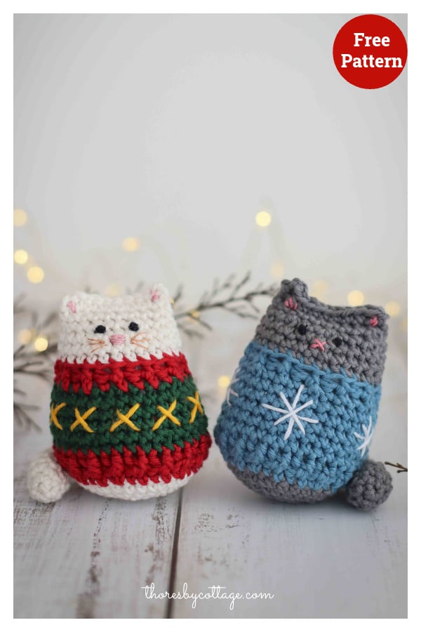 Itty Bitty Cozy Kitty Amigurumi Free Crochet Pattern