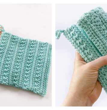 Star Stitch Potholder Free Crochet Pattern and Video Tutorial