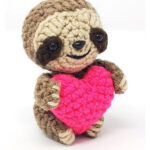 Amigurumi Valentine’s Day Sloth Crochet Pattern