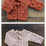 Baby Bubble Tea Cardigan Free Crochet Pattern