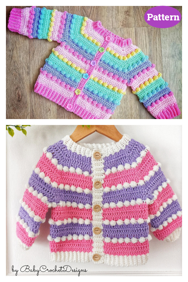 Bobbi Cardigan Crochet Pattern