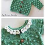 Bobble Baby Cardigan Crochet Pattern