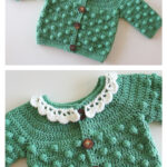 Bobble Baby Cardigan Free Crochet Pattern