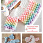 Bobbles Baby Jacket Crochet Pattern