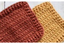 Bramble Dishcloth Free Crochet Pattern and Video Tutorial