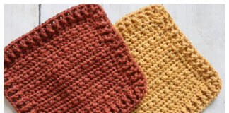 Bramble Dishcloth Free Crochet Pattern and Video Tutorial