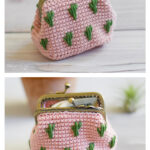 Cactus Coin Pouch Free Crochet Pattern