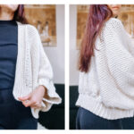 Cloud Cocoon Cardigan Free Crochet Pattern and Video Tutorial