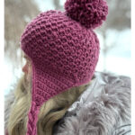 Cumberland Earflap Hat Free Crochet Pattern and Video Tutorial