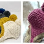 Cumberland Earflap Hat Free Crochet Pattern and Video Tutorial