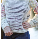 Dip Dye Sweater Free Crochet Pattern and Video Tutorial