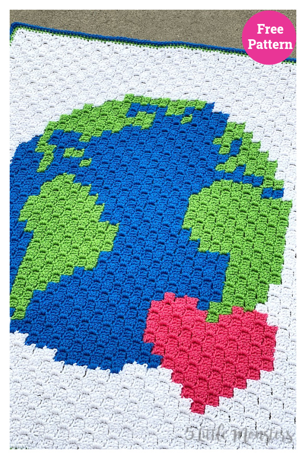 Earth Corner to Corner Graphgan Free Crochet Pattern