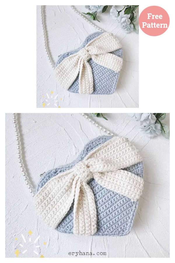 Heart Bag Free Crochet Pattern