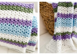 Hydrangea Blossom Blanket Free Crochet Pattern