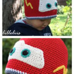 Lightning McQueen Hat Free Crochet Pattern