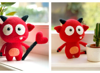 Little Love Devil Amigurumi Free Crochet Pattern