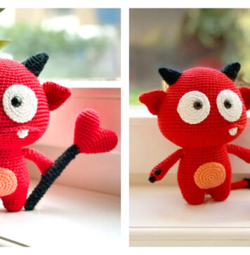 Little Love Devil Amigurumi Free Crochet Pattern