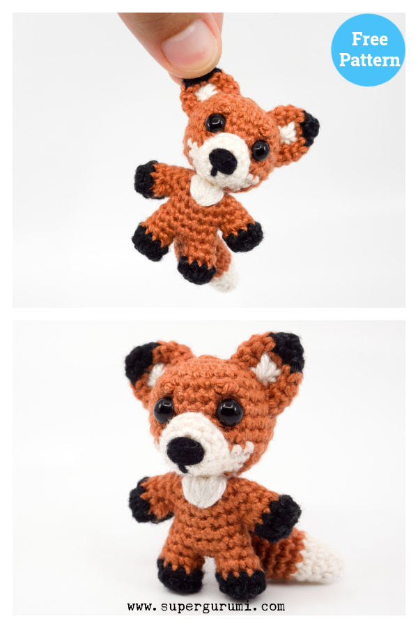 Mini Noso Fox Free Crochet Pattern