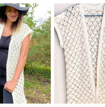 Ocean's Breath Cardi Free Crochet Pattern