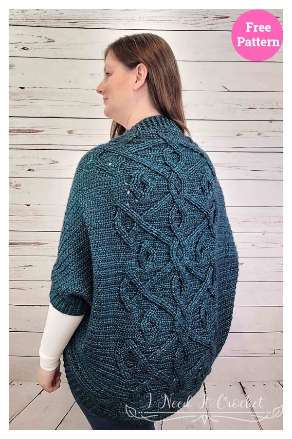 Sorcha Shrug Free Crochet Pattern