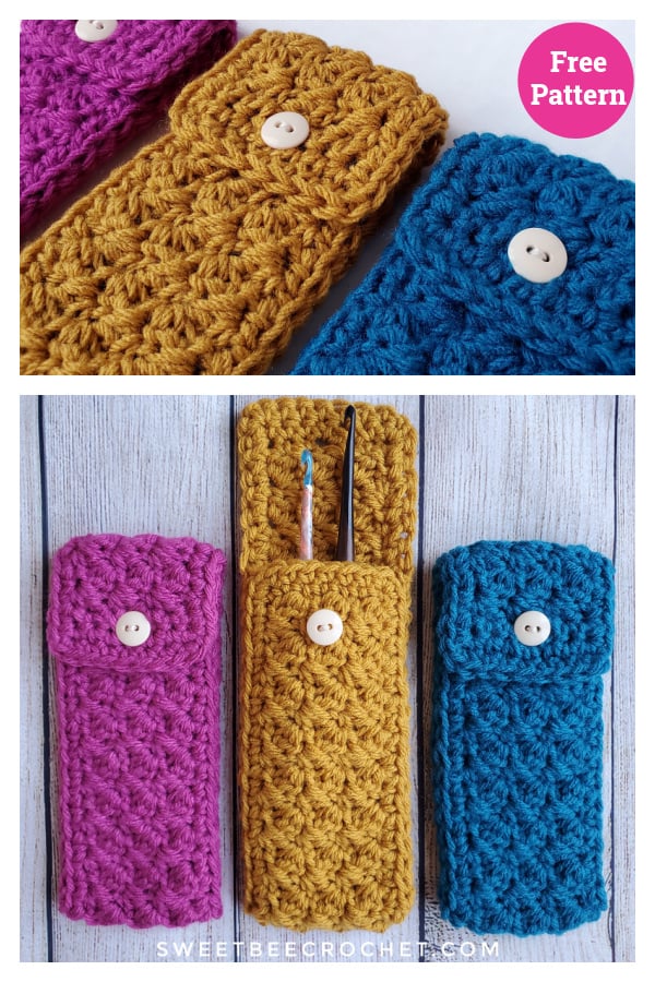 Suzette Hooks Pouch Bag Free Crochet Pattern