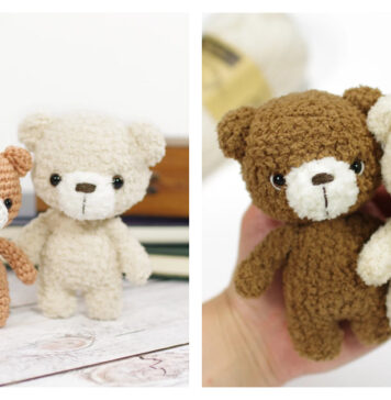 Tiny Teddy Bear Amigurumi Free Crochet Pattern