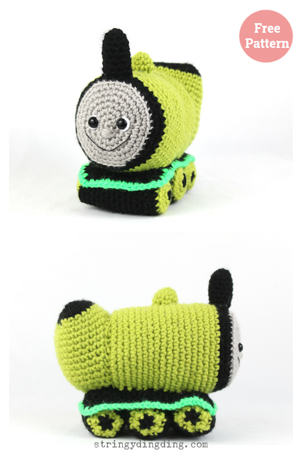 Train Amigurumi Free Crochet Pattern