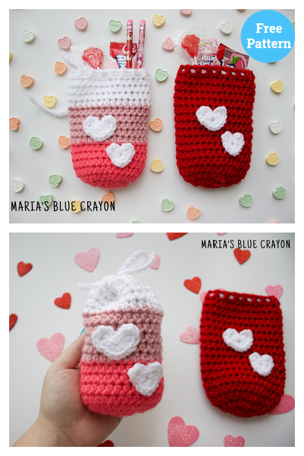 Valentine Treat Bag Free Crochet Pattern