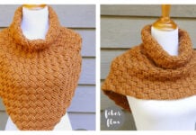 Vanilla Toffee Cowl Free Crochet Pattern and Video Tutorial