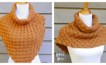 Vanilla Toffee Cowl Free Crochet Pattern and Video Tutorial