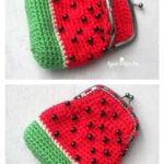 Watermelon Coin Purse Free Crochet Pattern