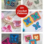 10+ Butterfly Granny Square Crochet Patterns