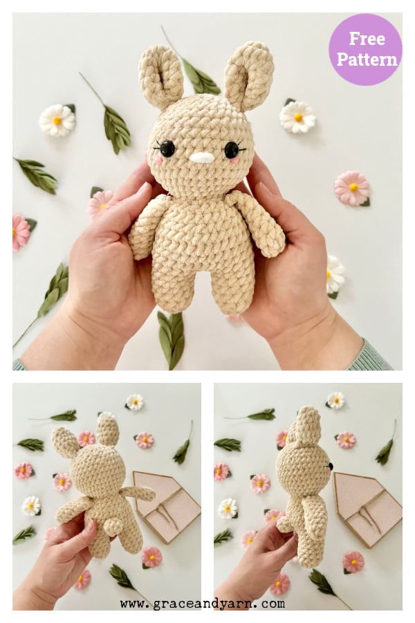 Amigurumi Plush Bunny Free Crochet Pattern 