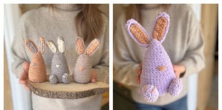 Bunny Buddy and Egg Cozy Free Crochet Pattern and Video Tutorial