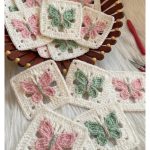 Butterfly Granny Square Crochet Pattern