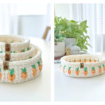 Carrot Basket Free Crochet Pattern and Video Tutorial