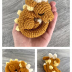 Curled Up Sleeping Dragon Free Crochet Pattern