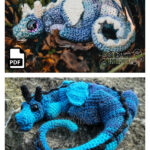 Curvy Sleeping Dragon Amigurumi Crochet Pattern