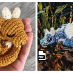 Curvy Sleeping Dragon Amigurumi Crochet Patterns