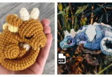 Curvy Sleeping Dragon Amigurumi Crochet Patterns