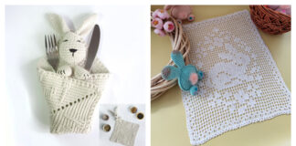 Easter Napkin Free Crochet Patterns